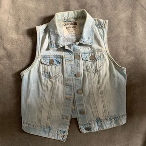 Garage denim vest